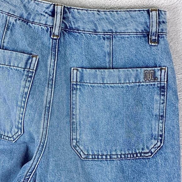Marine Layer Flare Jeans Womens 2 Blue Bridget Preppy Classic Retro Coastal Boho - Picture 6 of 15